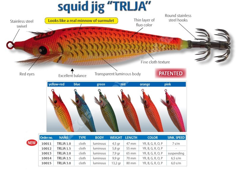 TRLJA Pesca cefalópodos Dtd