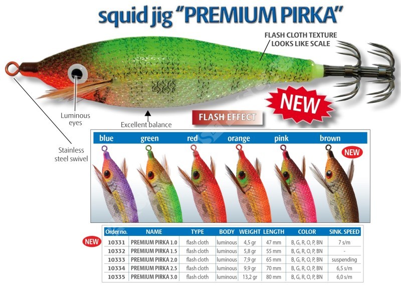 PREMIUM PIRKA Pesca cefalópodos Dtd