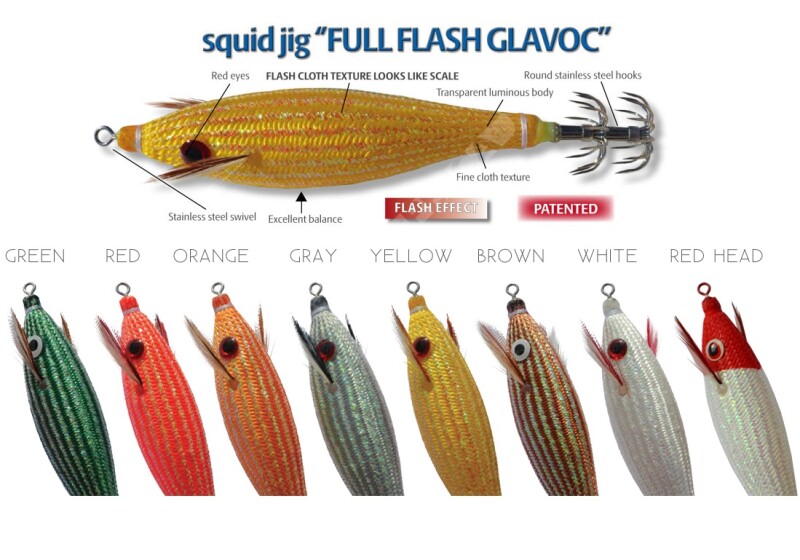 FULL FLASH GLAVOC Pesca cefalópodos Dtd