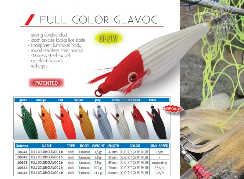 FULL COLOR GLAVOC Pesca cefalópodos Dtd