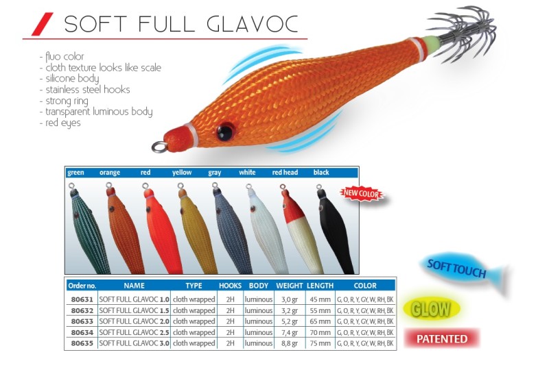 SOFT FULL GLAVOC Pesca cefalópodos Dtd