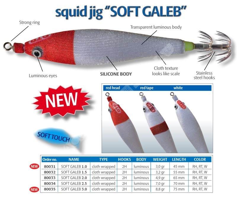 SOFT GALEB Pesca cefalópodos Dtd