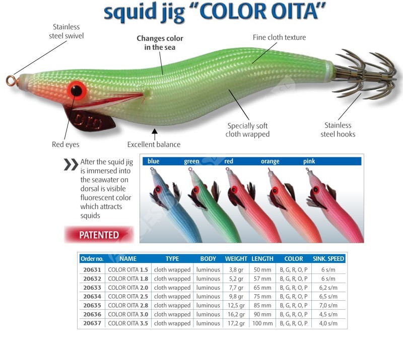 COLOR OITA Pesca cefalópodos Dtd