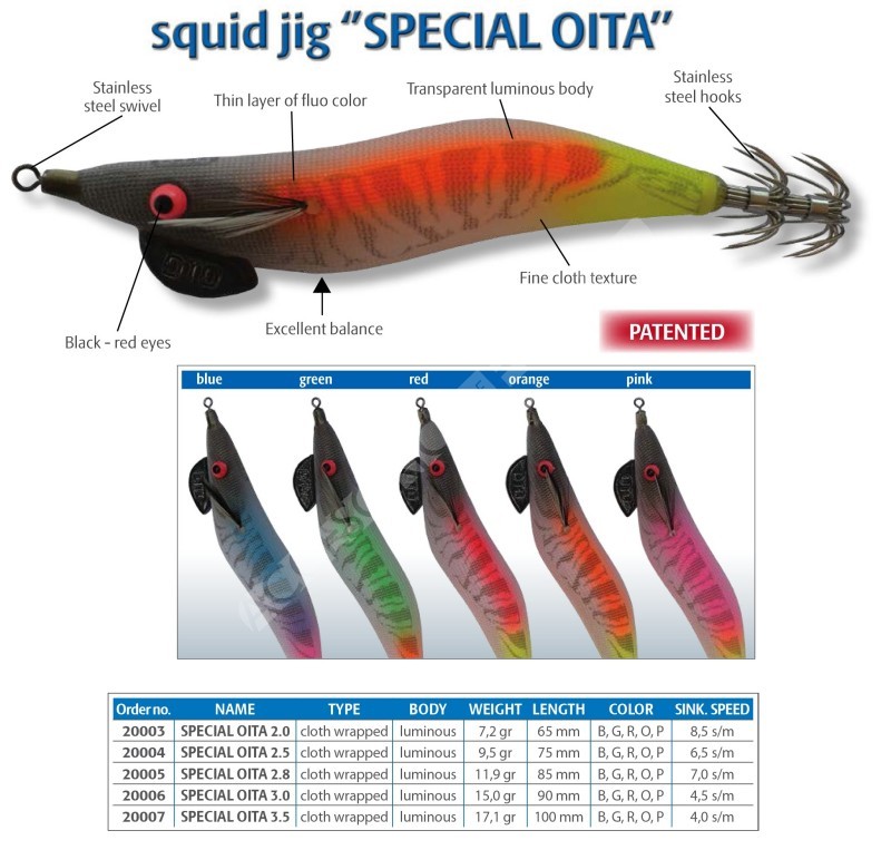 SPECIAL OITA Pesca cefalópodos Dtd