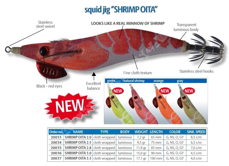 SHRIMP OITA Pesca cefalópodos Dtd