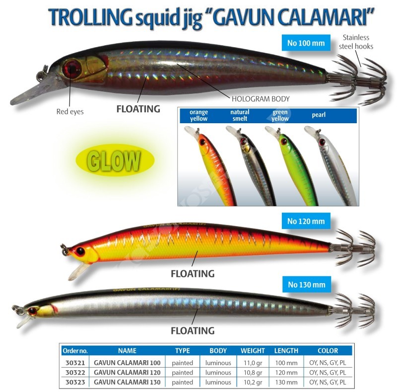 GAVUN CALAMARI Pesca cefalópodos Dtd