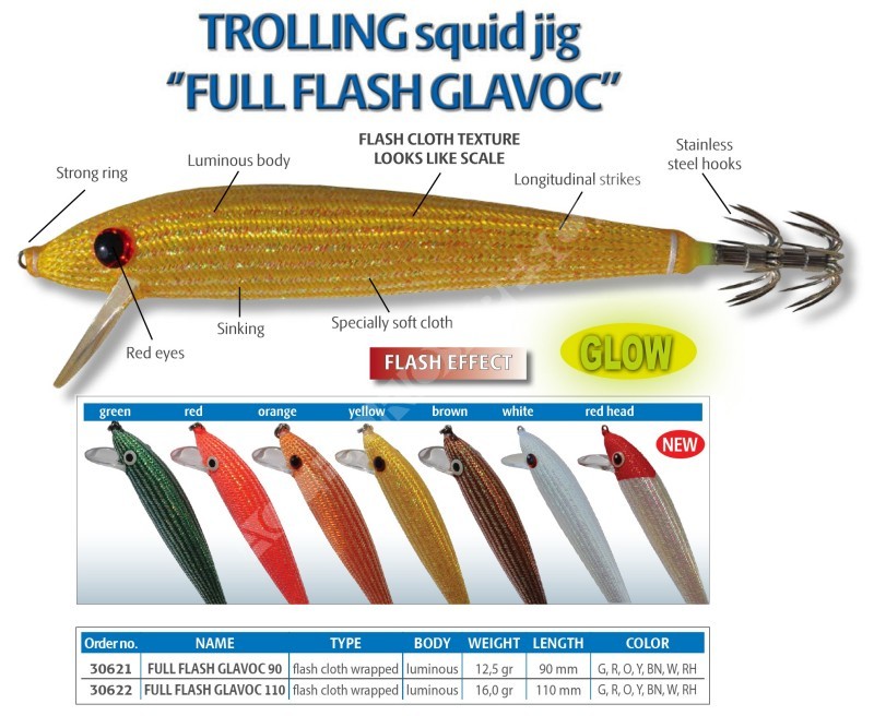 FULL FLASH GLAVOC Pesca cefalópodos Dtd