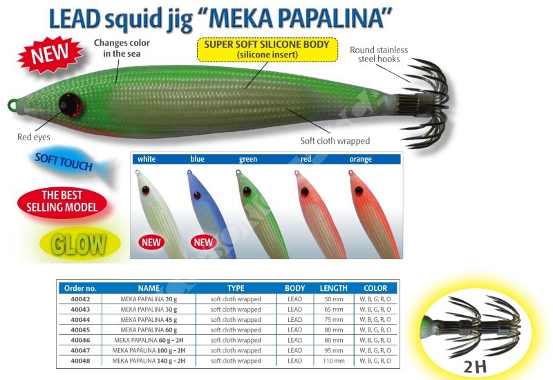 MEKA PAPALINA Pesca cefalópodos Dtd