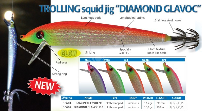 DIAMOND GLAVOC Pesca cefalópodos Dtd