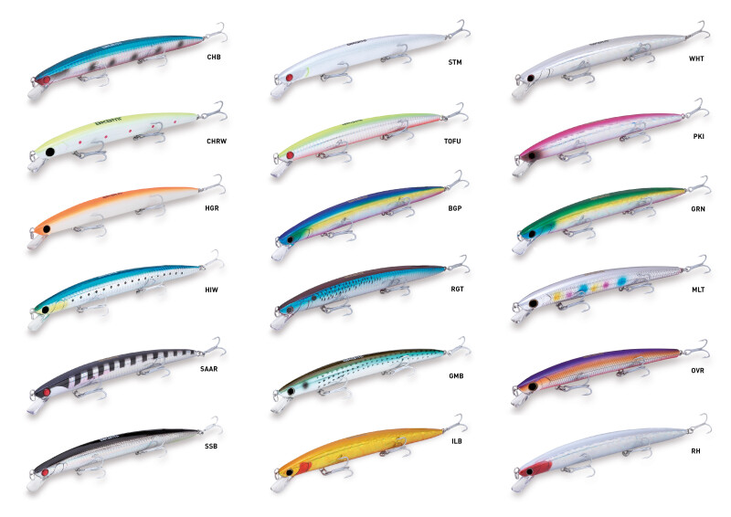 COLORES WILD 190 Señuelos Aparejos Para spinning
