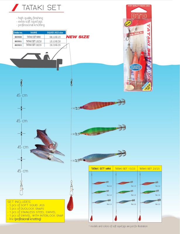 TATAKI SET  Pesca cefalópodos Dtd