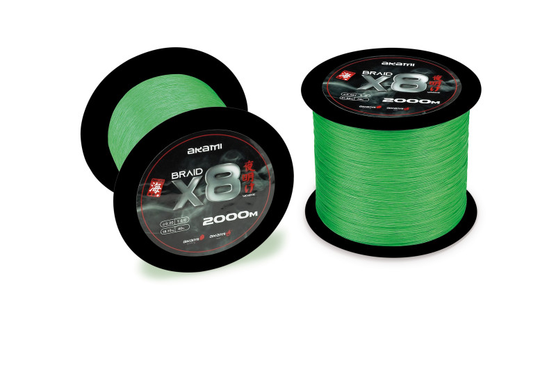 YOAKE 2000M Green Hilos Trenzados