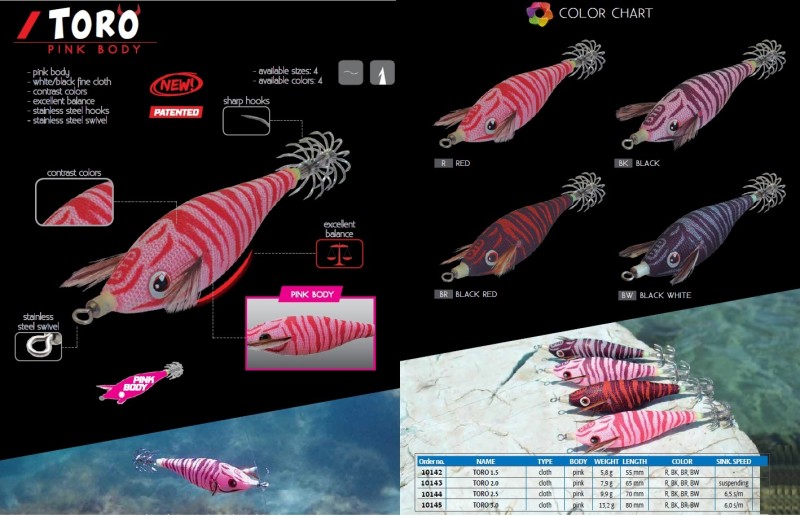 TORO Pesca cefalópodos Dtd