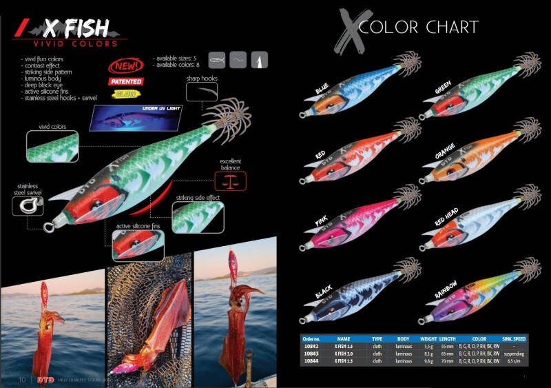 X FISH Pesca cefalópodos Dtd