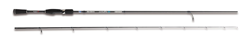 DENTEX K2 Cañas enchufables Carbono rock fishing