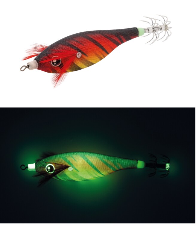GLOW GREEN KORO TOTO Pesca cefalópodos AKAMI
