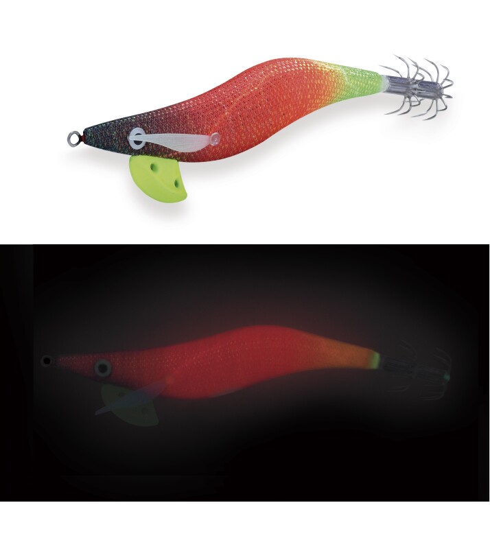 GLOW RED CHIDORI Pesca cefalópodos AKAMI