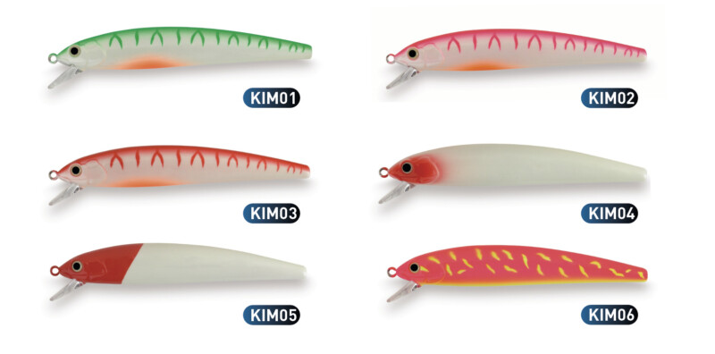 COLORES KOUKAI IKA Minnow Pesca cefalópodos AKAMI