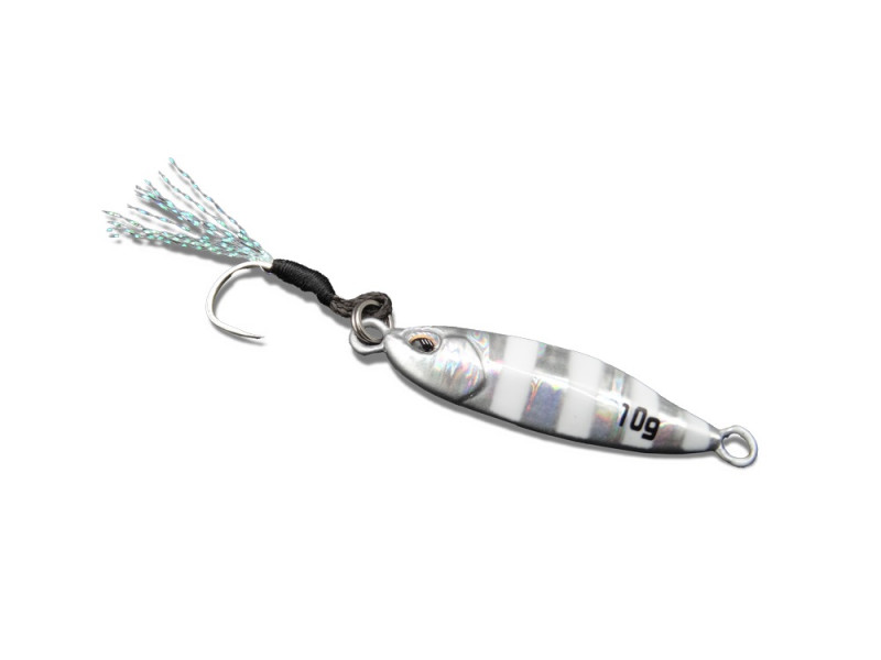 ZEBRA GLOW PIN JIG Señuelos Aparejos Para spinning