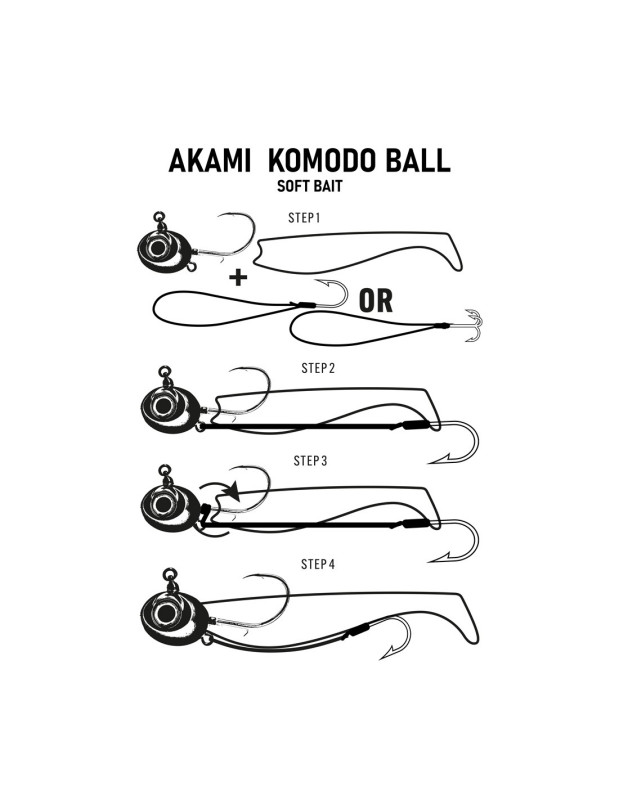 KOMODOBALLSOFT KOMODO BALL Señuelos Aparejos Jigging